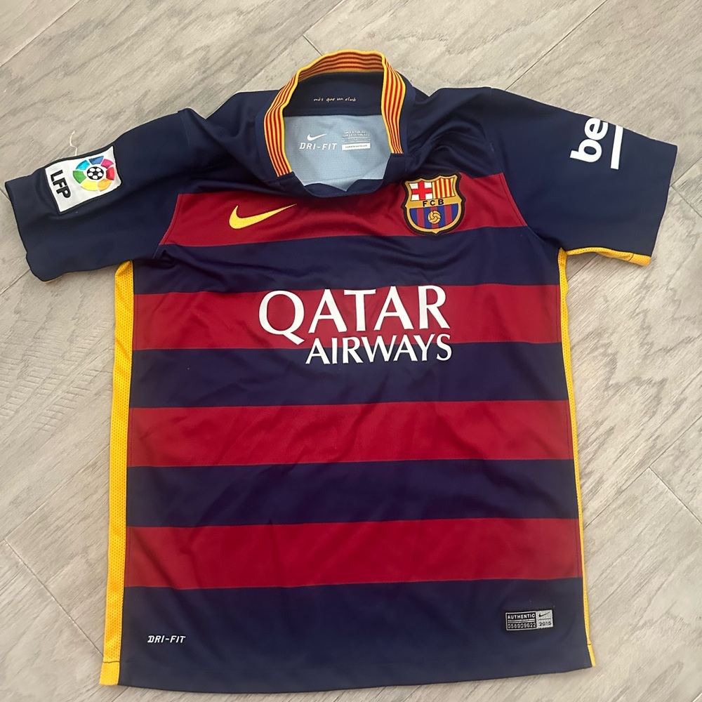 Nike Red and Blue Barcelona Jersey
